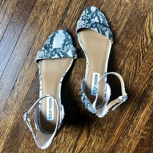 Steve Madden Irenee block heel, snakeskin